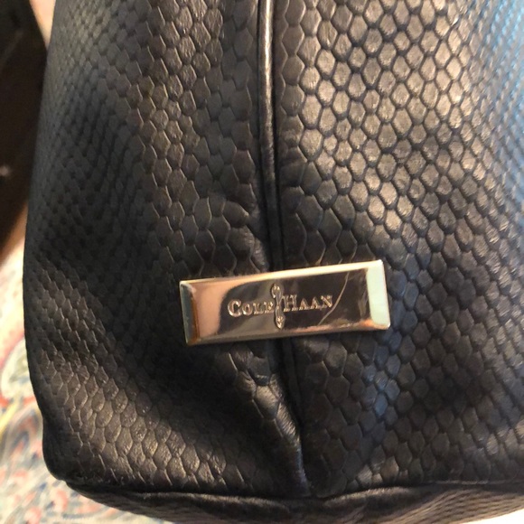 Cole Haan Snake Embossed Shoulder Bag - Picture 5 of 8